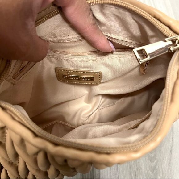 Shiraleah Purse Women’s Mini Aster Tan Brown Woven Hobo Shoulder Handbag - Picture 3 of 6